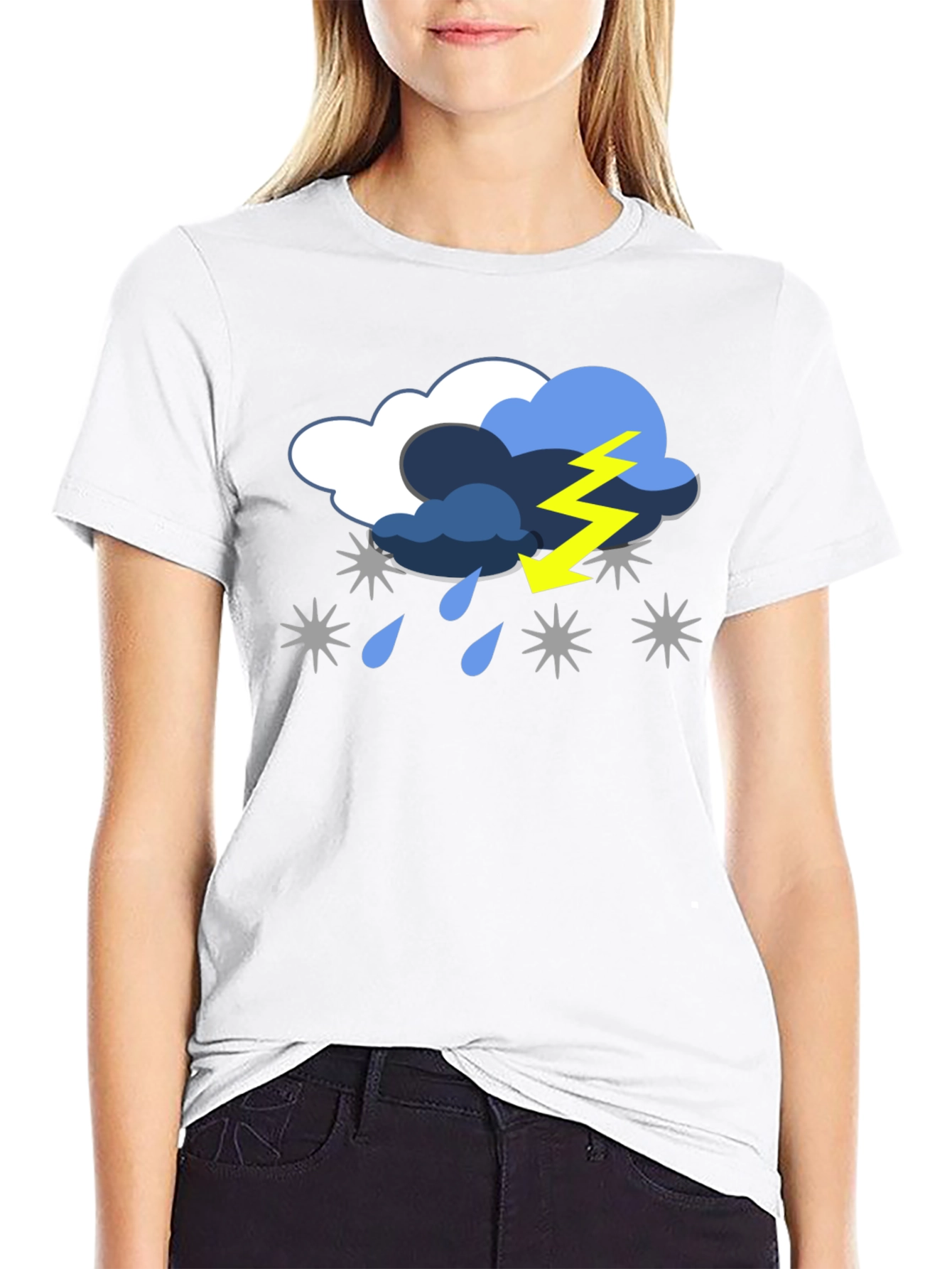 Stormy Weather Graphic Tee - Black T-Shirt