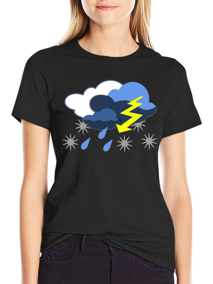 Stormy Weather Graphic Tee - Black T-Shirt