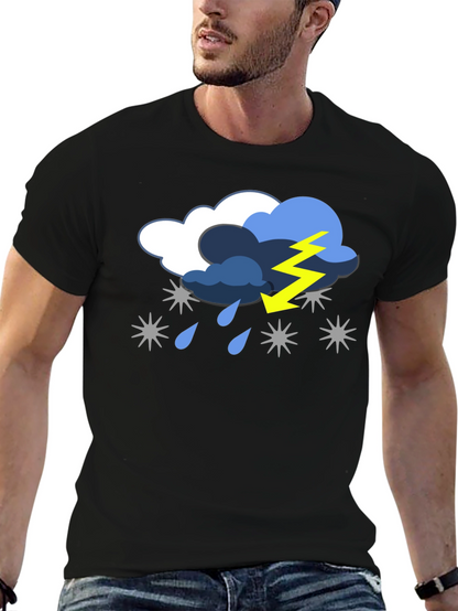 Stormy Weather Graphic Tee - Black T-Shirt