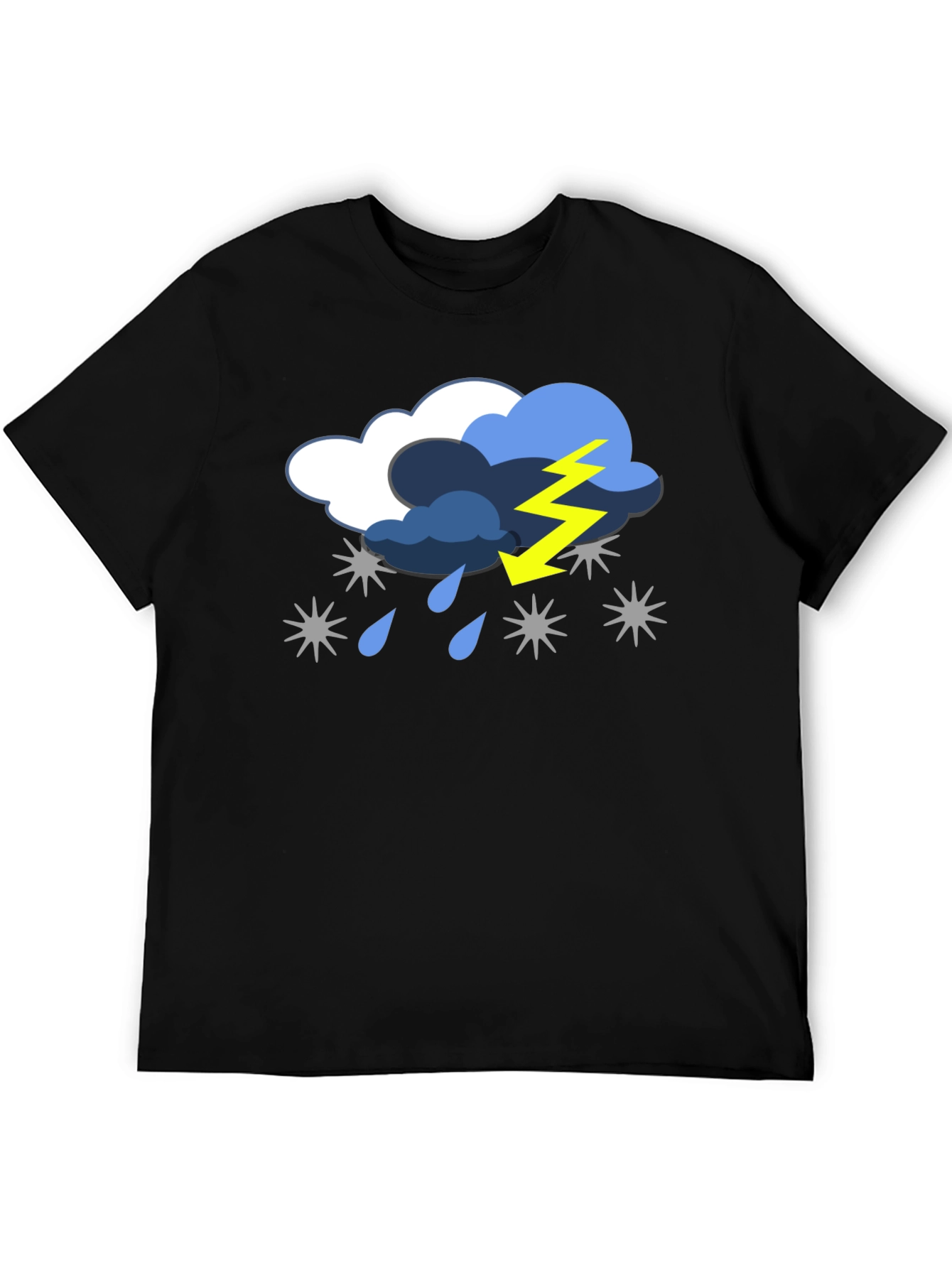 Stormy Weather Graphic Tee - Black T-Shirt