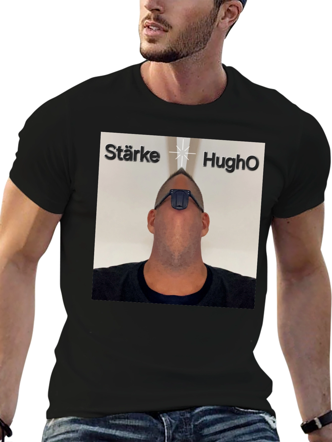 Starke HughO T-Shirt - Unique Graphic Tee