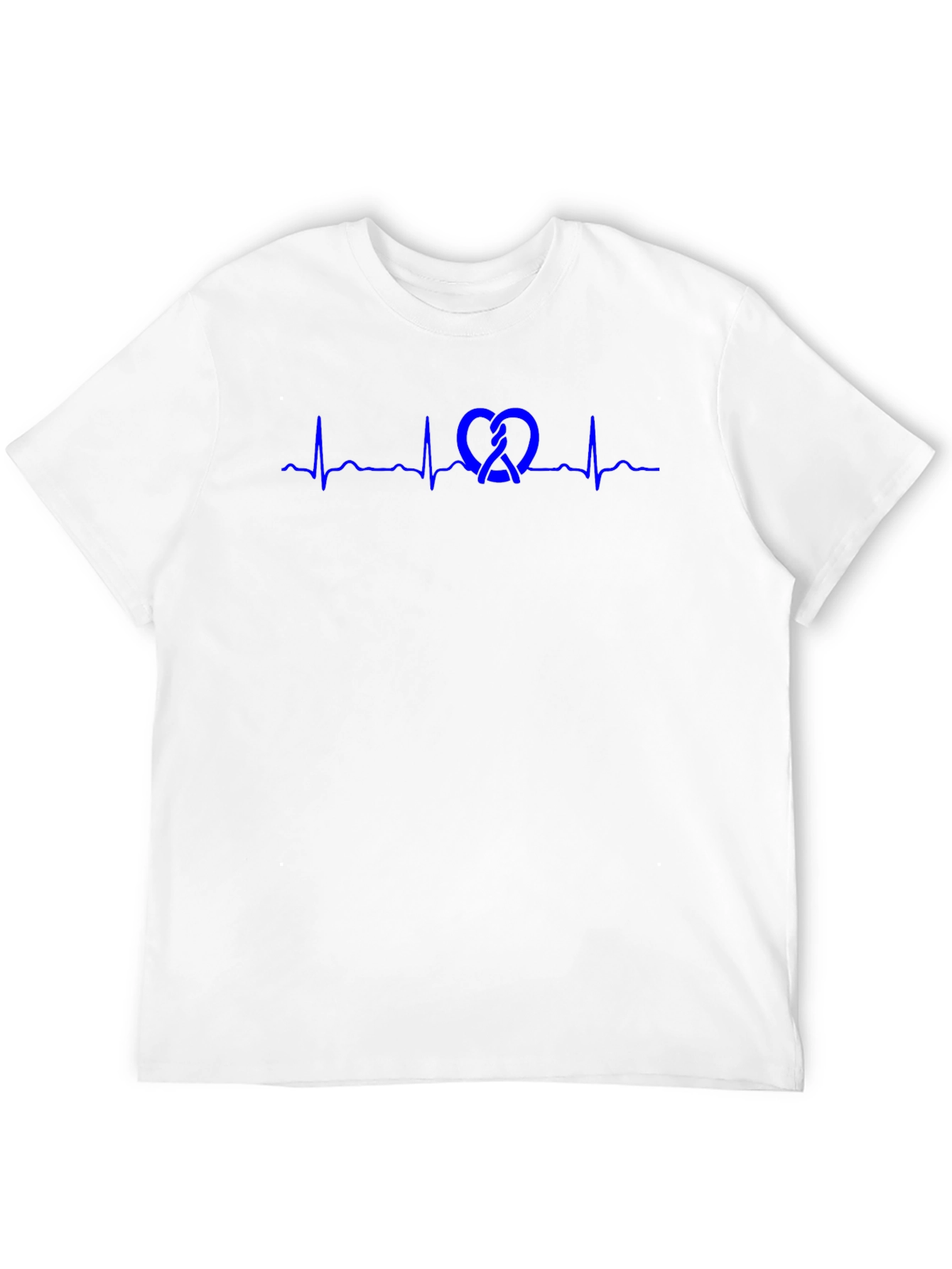 Pretzel Heartbeat Graphic Tee - Stylish Casual Wear