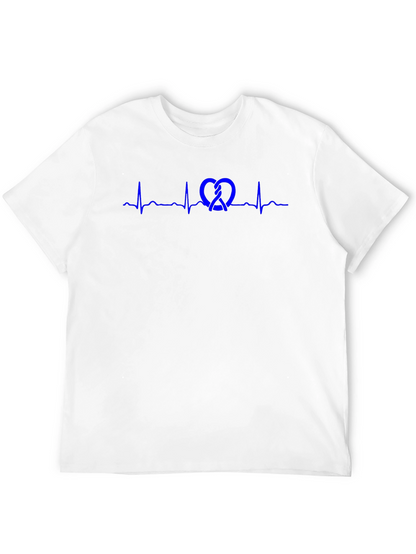Pretzel Heartbeat Graphic Tee - Stylish Casual Wear