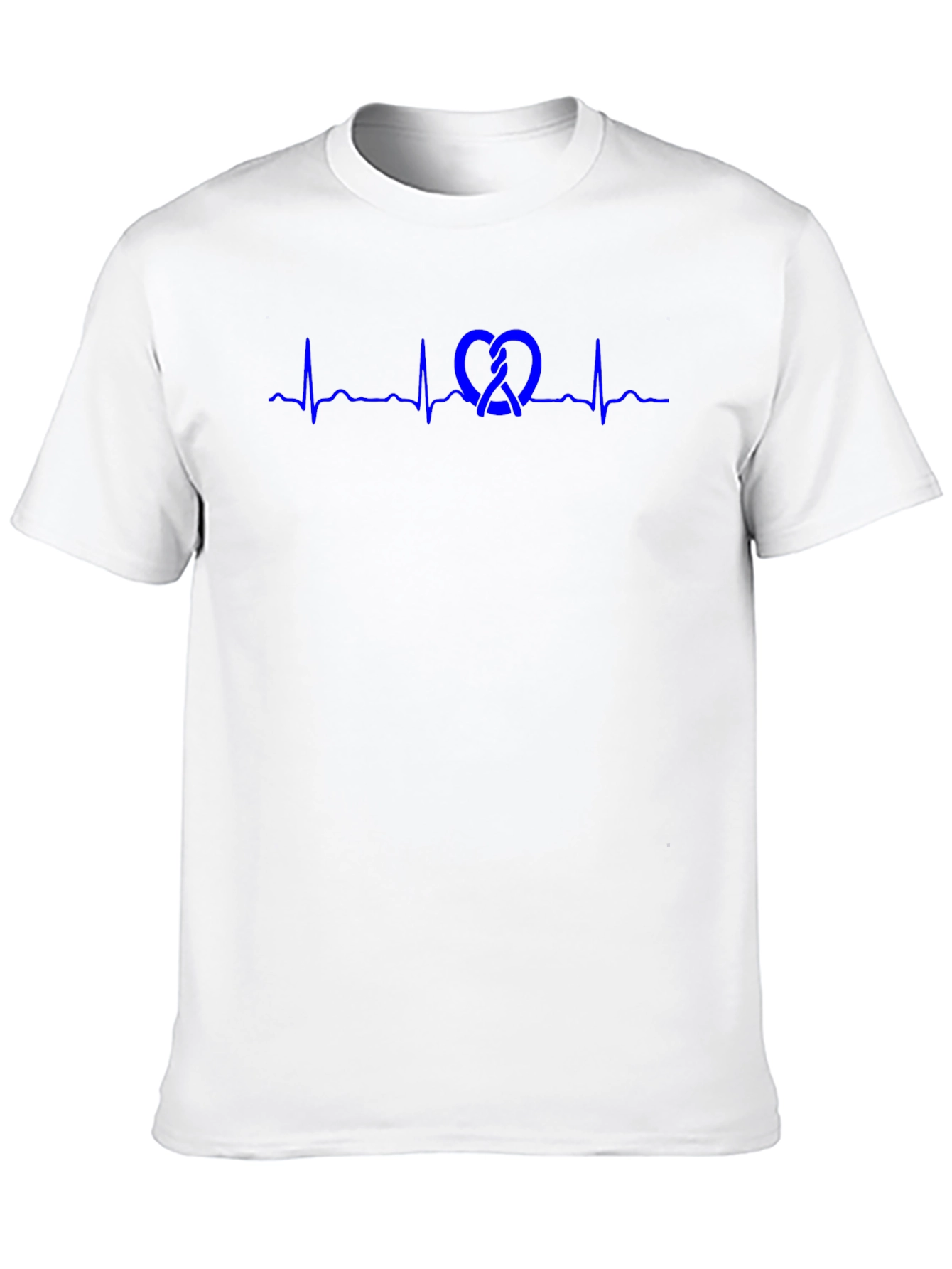 Pretzel Heartbeat Graphic Tee - Stylish Casual Wear