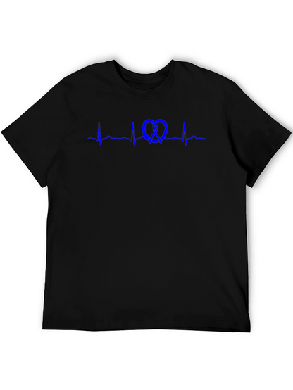 Pretzel Heartbeat Graphic Tee - Stylish Casual Wear