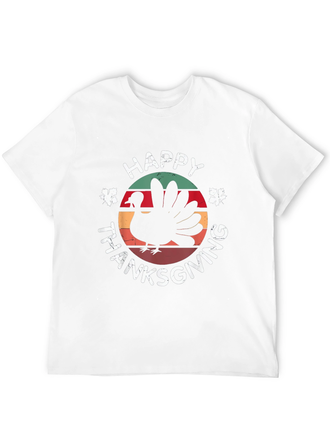 Happy Thanksgiving Turkey Graphic T-Shirt