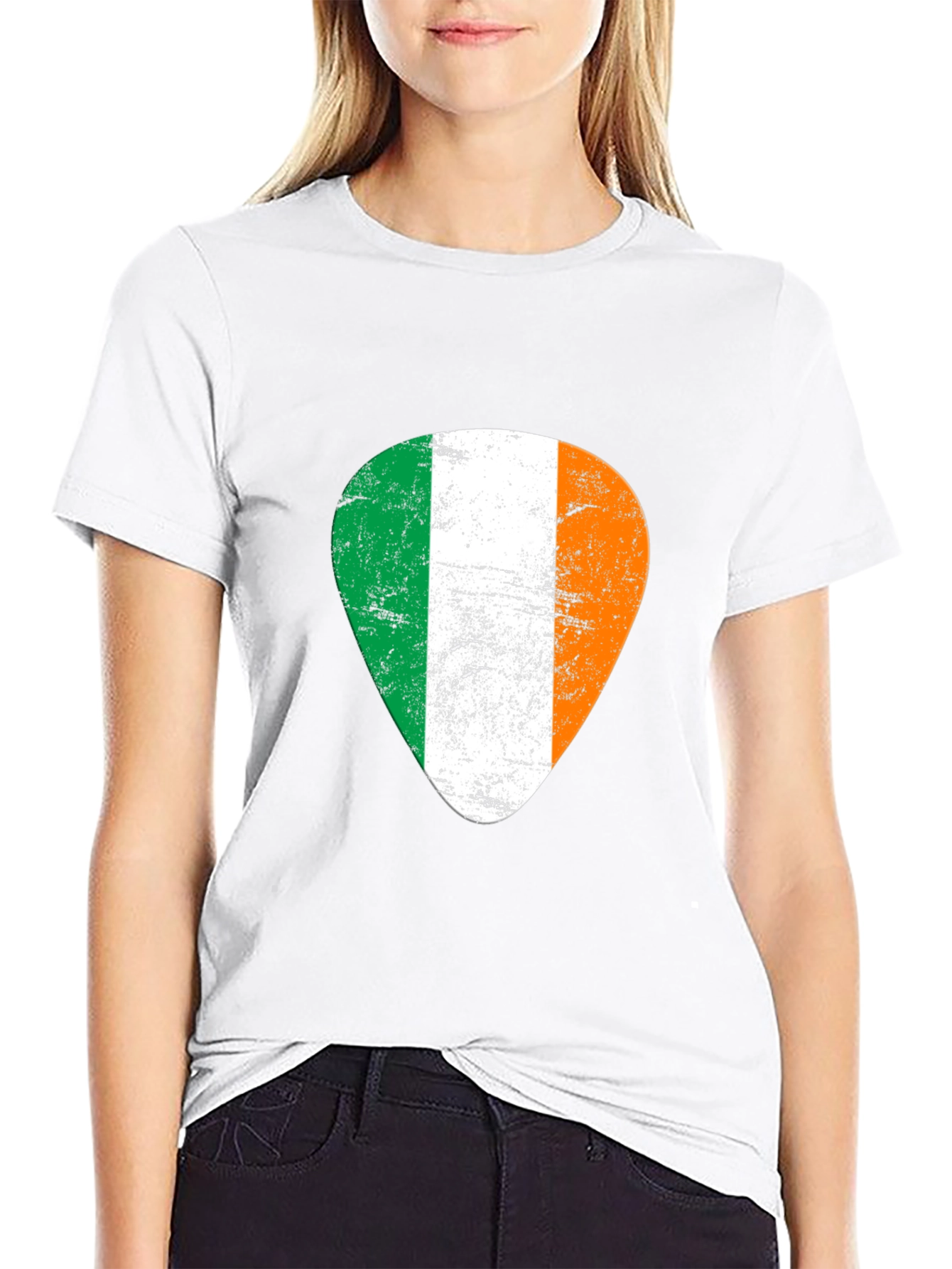 Irish Flag Guitar Pick T-Shirt