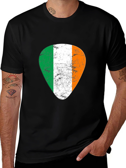 Irish Flag Guitar Pick T-Shirt