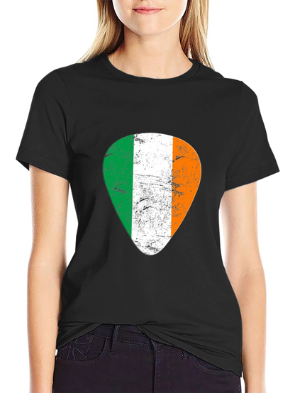 Irish Flag Guitar Pick T-Shirt