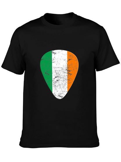 Irish Flag Guitar Pick T-Shirt