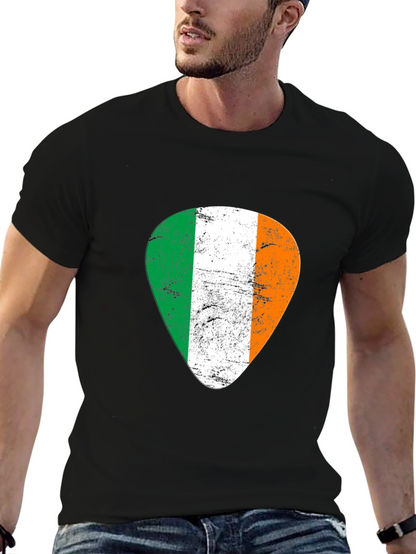 Irish Flag Guitar Pick T-Shirt