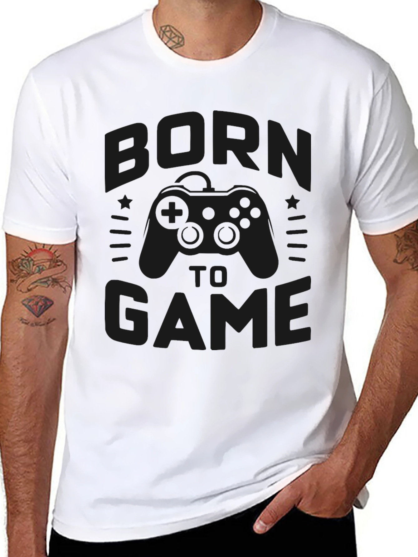 Born to Game Black T-Shirt