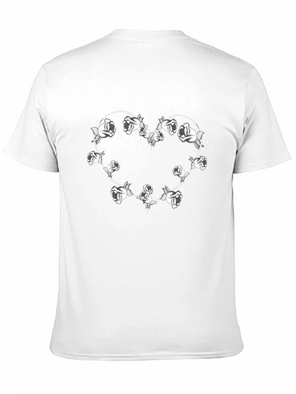 Black Rose Heart T-Shirt