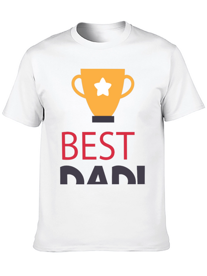 Best Dad Trophy Graphic T-Shirt