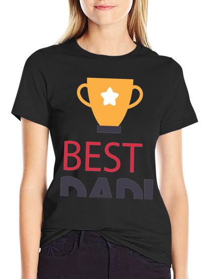 Best Dad Trophy Graphic T-Shirt