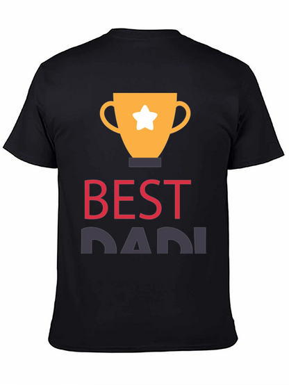Best Dad Trophy Graphic T-Shirt