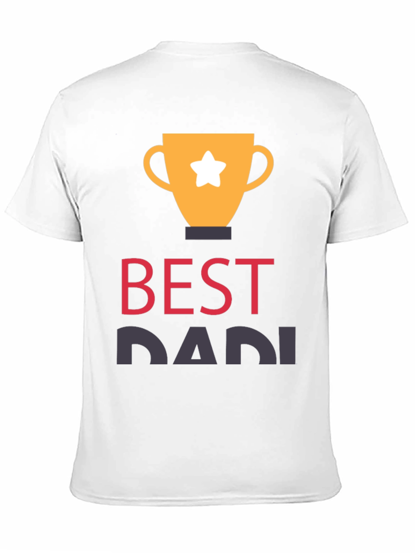 Best Dad Trophy Graphic T-Shirt