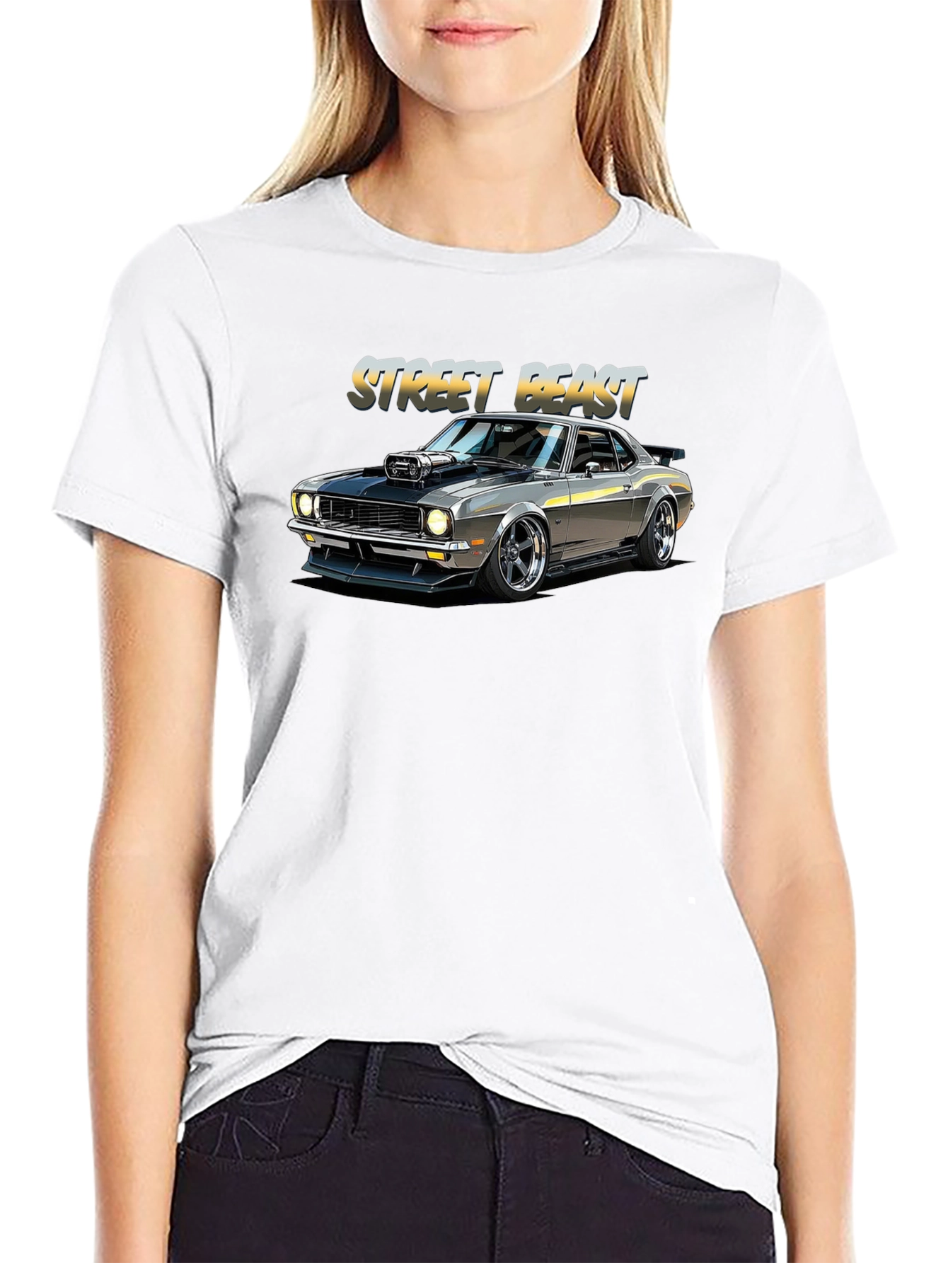 Street Beast Car Graphic T-Shirt