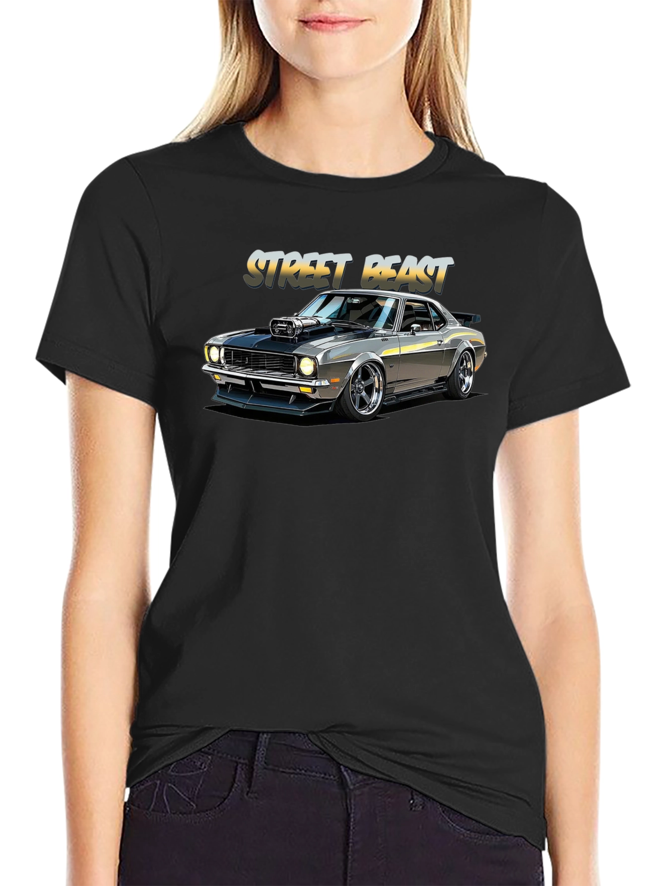 Street Beast Car Graphic T-Shirt