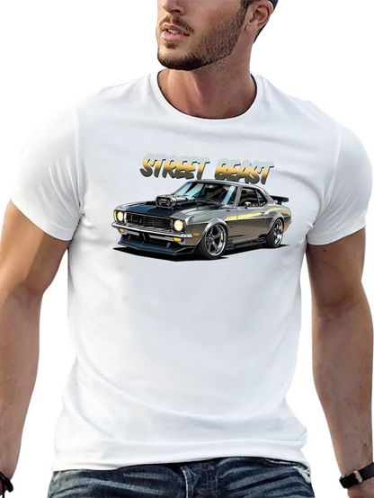 Street Beast Car Graphic T-Shirt