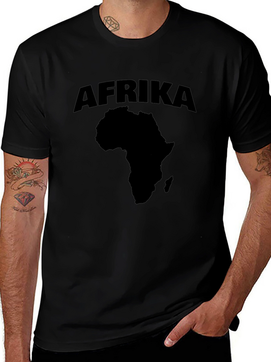 Afrika Graphic Tee - Black T-Shirt