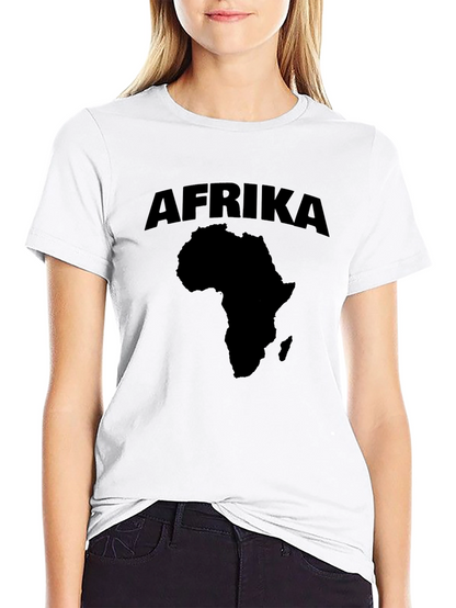 Afrika Graphic Tee - Black T-Shirt