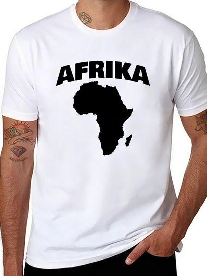 Afrika Graphic Tee - Black T-Shirt