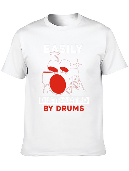Easily Distracted By Drums T-Shirt