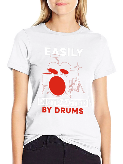 Easily Distracted By Drums T-Shirt