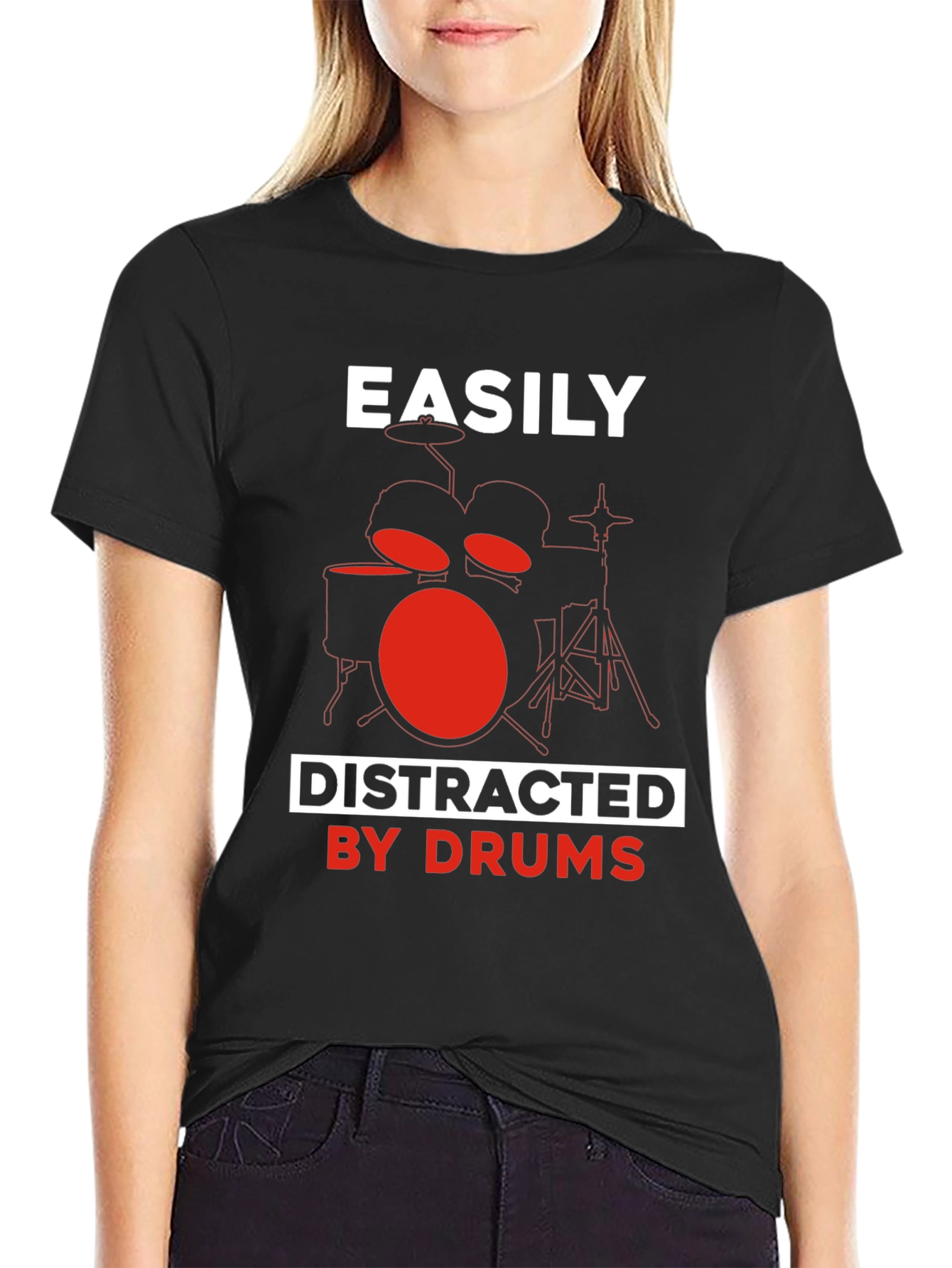 Easily Distracted By Drums T-Shirt