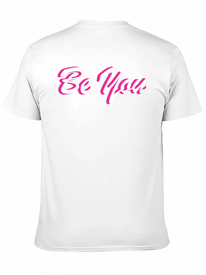 Be You Stylish Black Graphic Tee