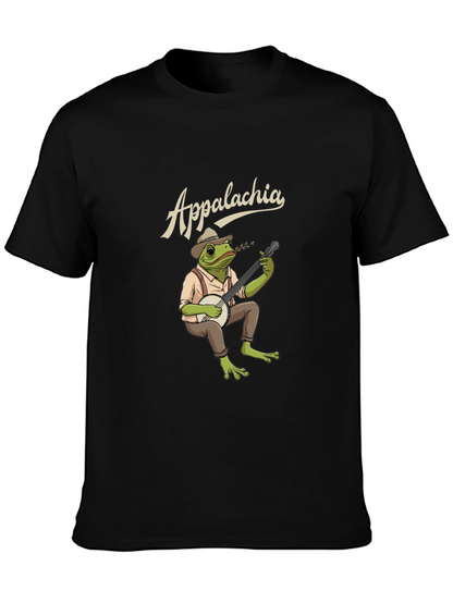 Appalachia Frog Banjo Player Graphic Tee