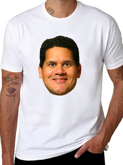 Reggie Fils-Aimé Face Black T-Shirt
