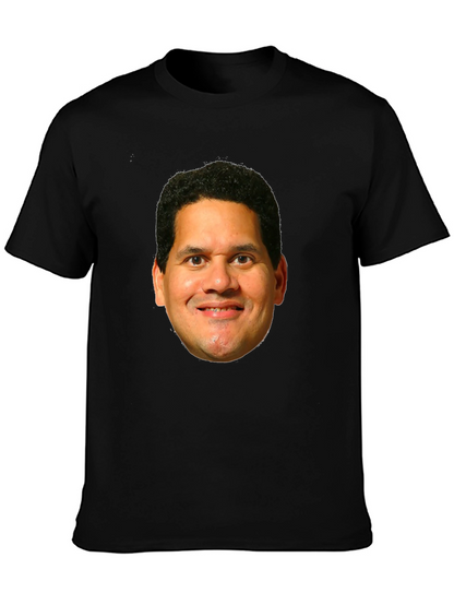 Reggie Fils-Aimé Face Black T-Shirt
