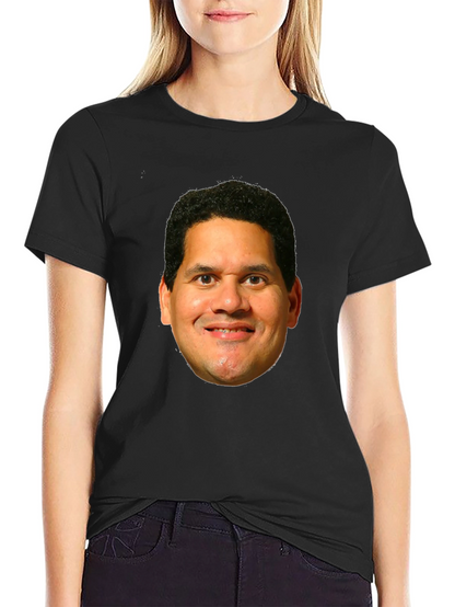 Reggie Fils-Aimé Face Black T-Shirt