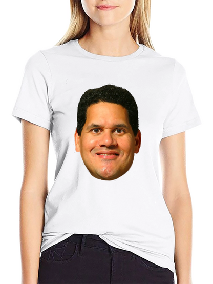 Reggie Fils-Aimé Face Black T-Shirt