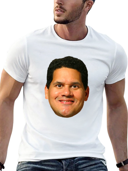 Reggie Fils-Aimé Face Black T-Shirt