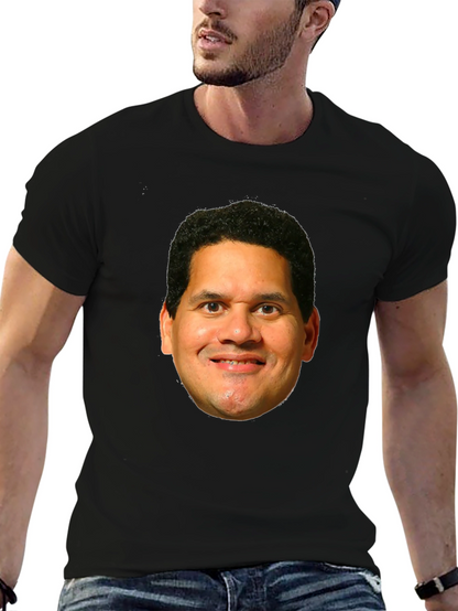 Reggie Fils-Aimé Face Black T-Shirt