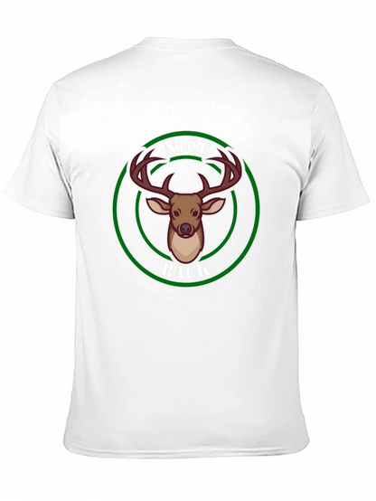Nice Rack Deer Graphic Tee - Black