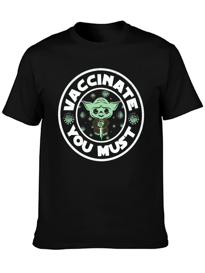 Vaccinate You Must T-Shirt - Yoda Style