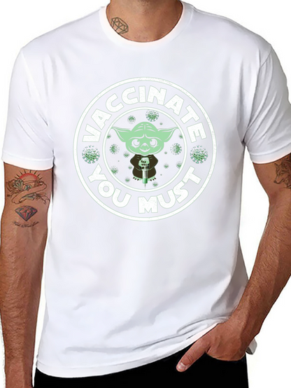 Vaccinate You Must T-Shirt - Yoda Style