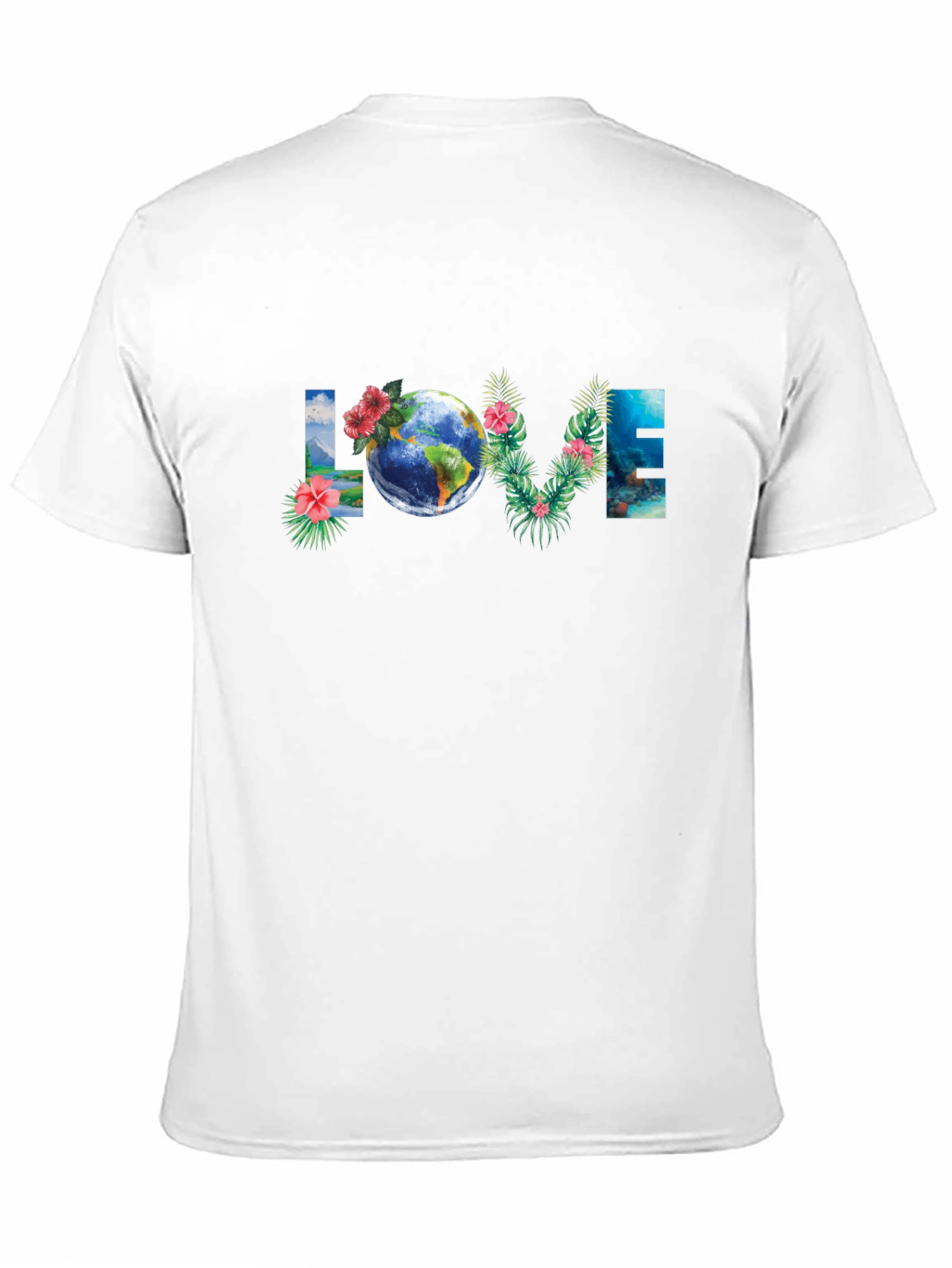 Love Earth Graphic T-Shirt - Black
