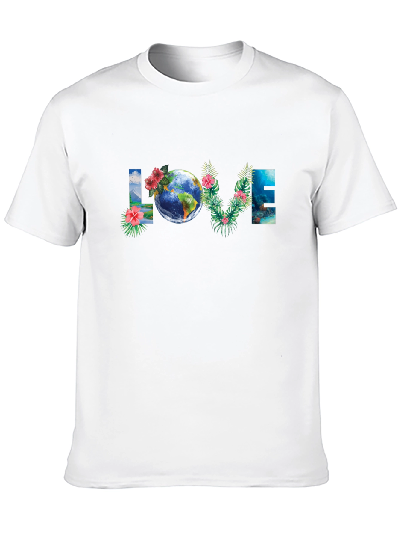 Love Earth Graphic T-Shirt - Black