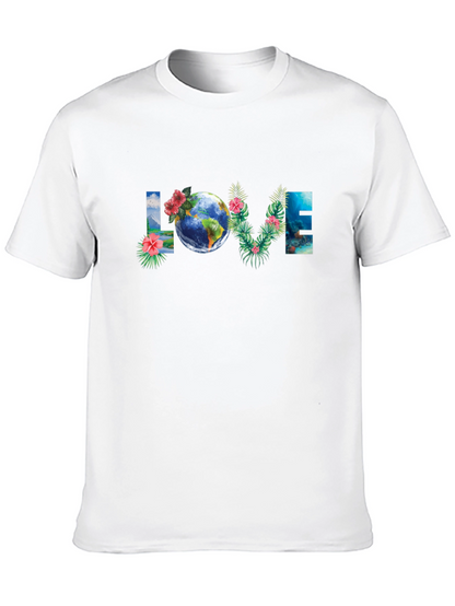 Love Earth Graphic T-Shirt - Black