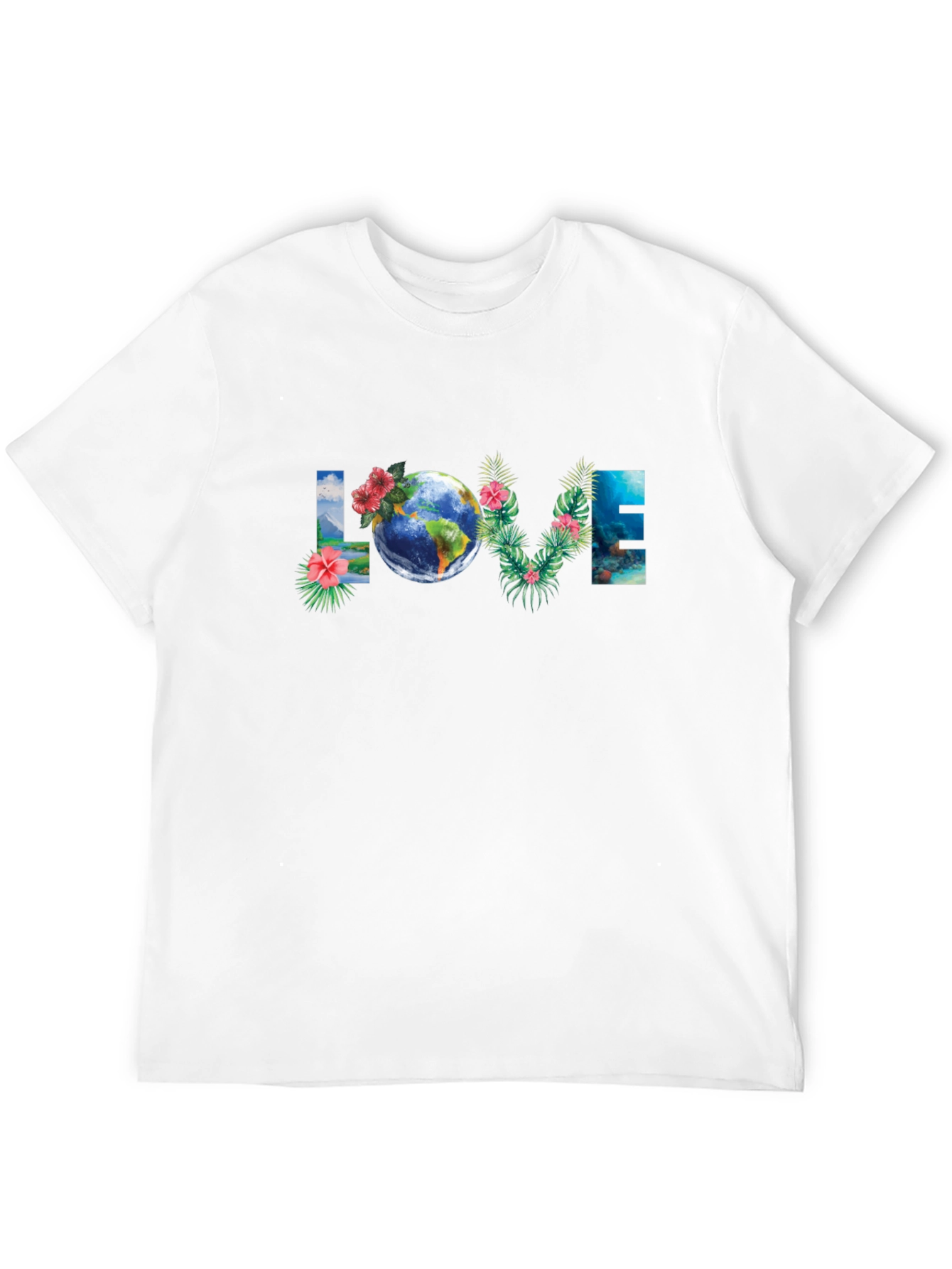 Love Earth Graphic T-Shirt - Black