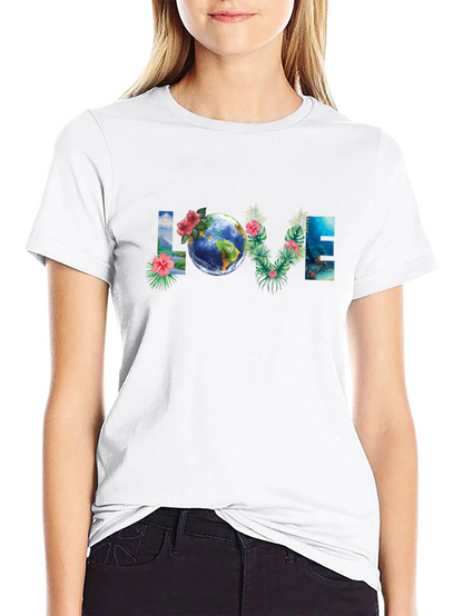 Love Earth Graphic T-Shirt - Black