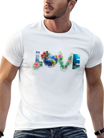 Love Earth Graphic T-Shirt - Black