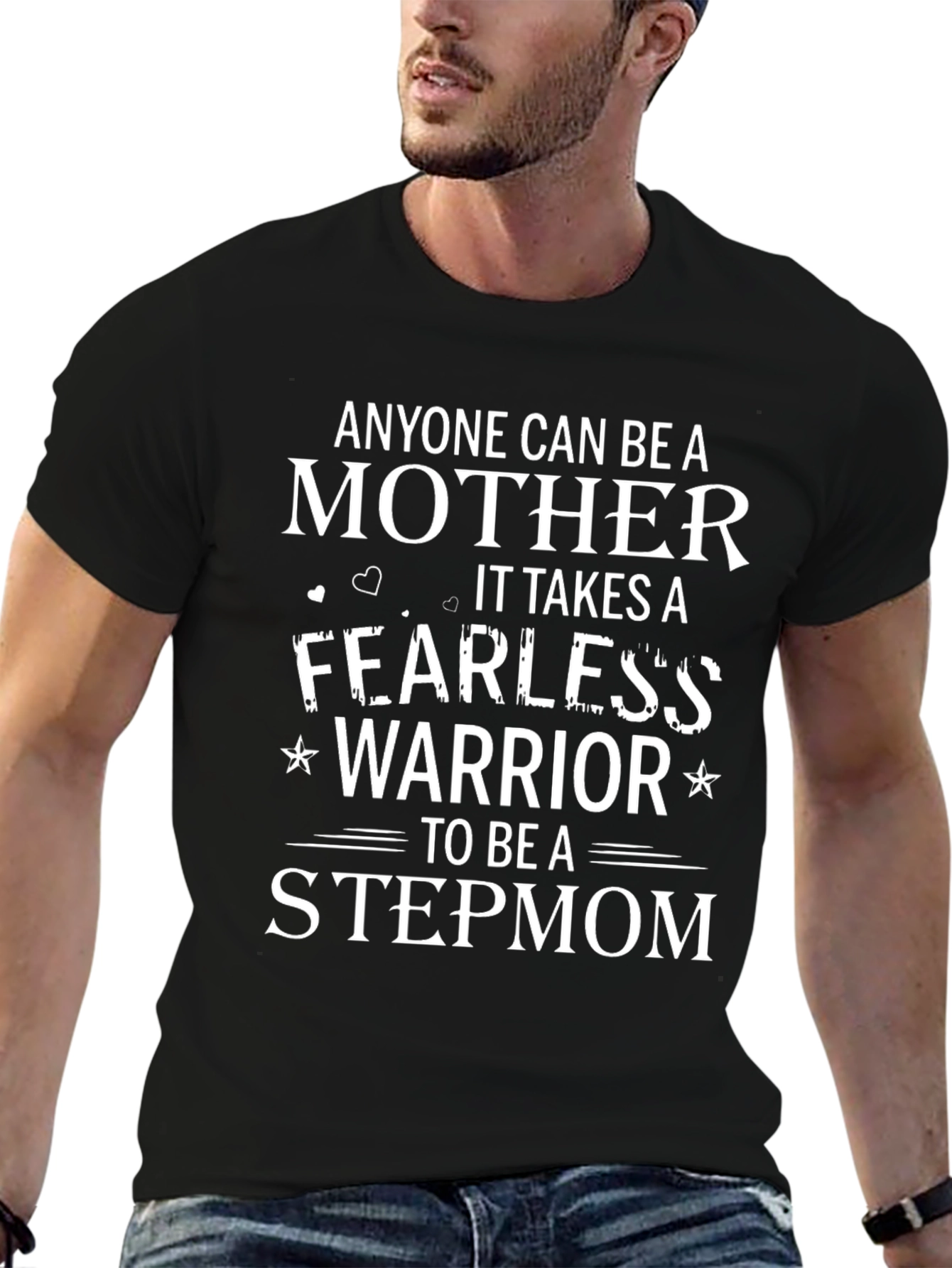 Fearless Warrior Stepmom T-Shirt - Mothers Day Gift