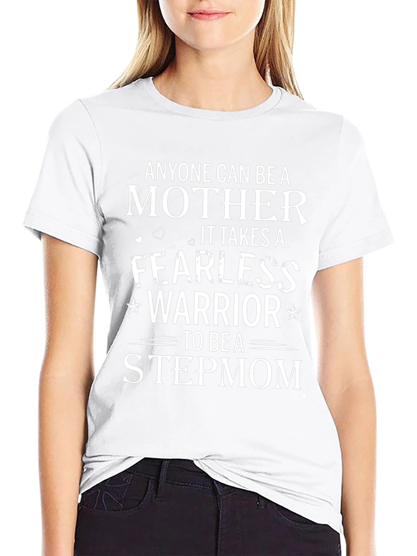 Fearless Warrior Stepmom T-Shirt - Mothers Day Gift