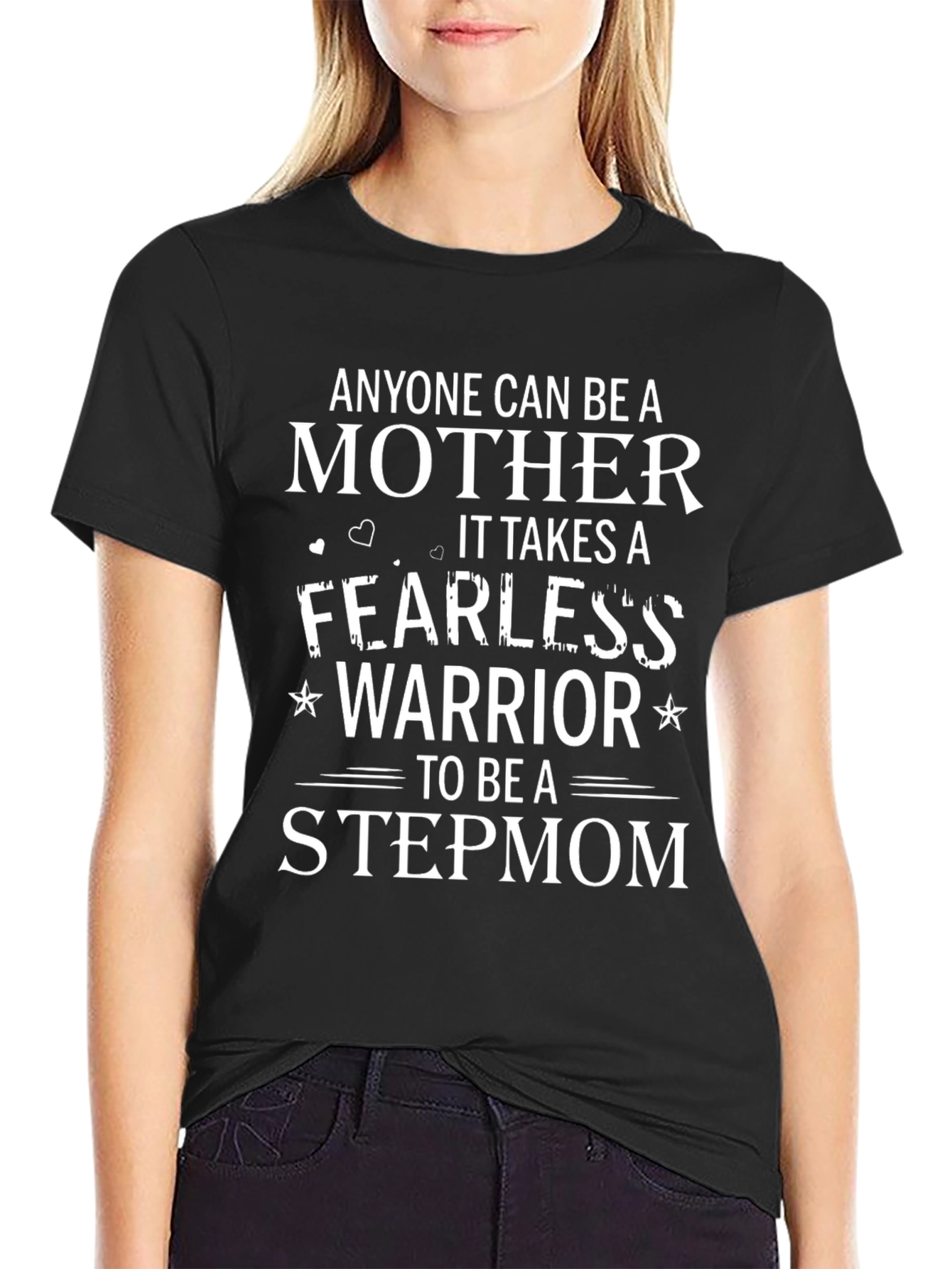 Fearless Warrior Stepmom T-Shirt - Mothers Day Gift